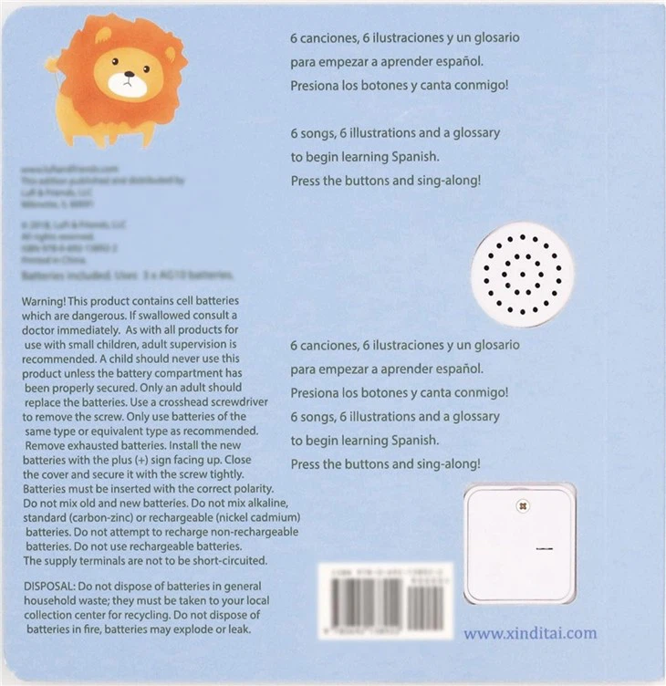 Sensitive Buttons Old Macdonald Had A Farm Book With Sounds