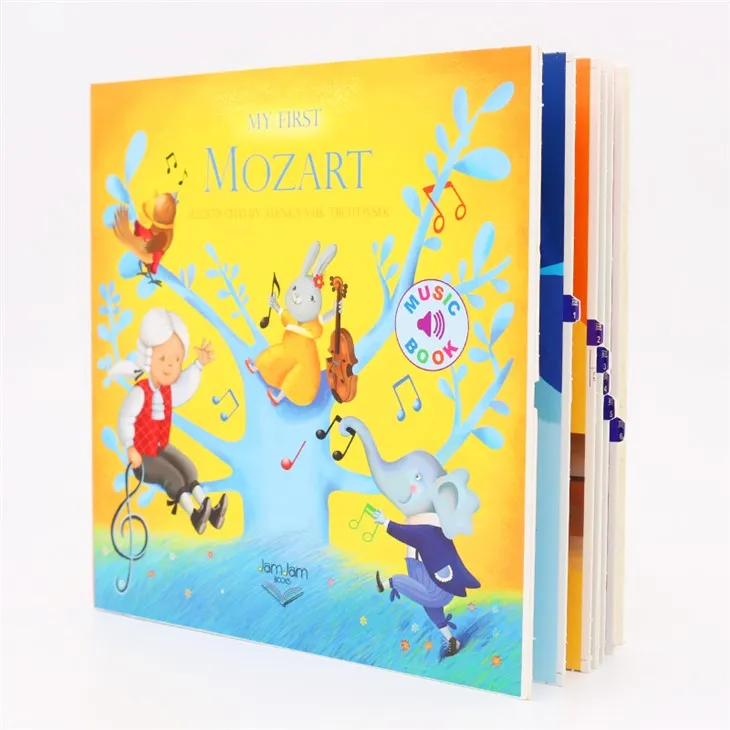 Custom Colorful Music Book